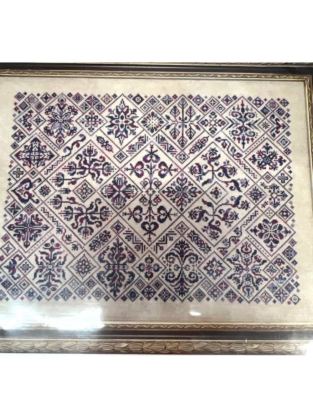 RARE Cirque Des Carreaux Ink Circles Cross Stitch Chart 247 X 185 Stitches